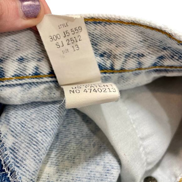 VTG 80s Sasson Light Wash Denim Jeans Button-Fly High Waisted Tapered 29" Waist - Picture 7 of 12